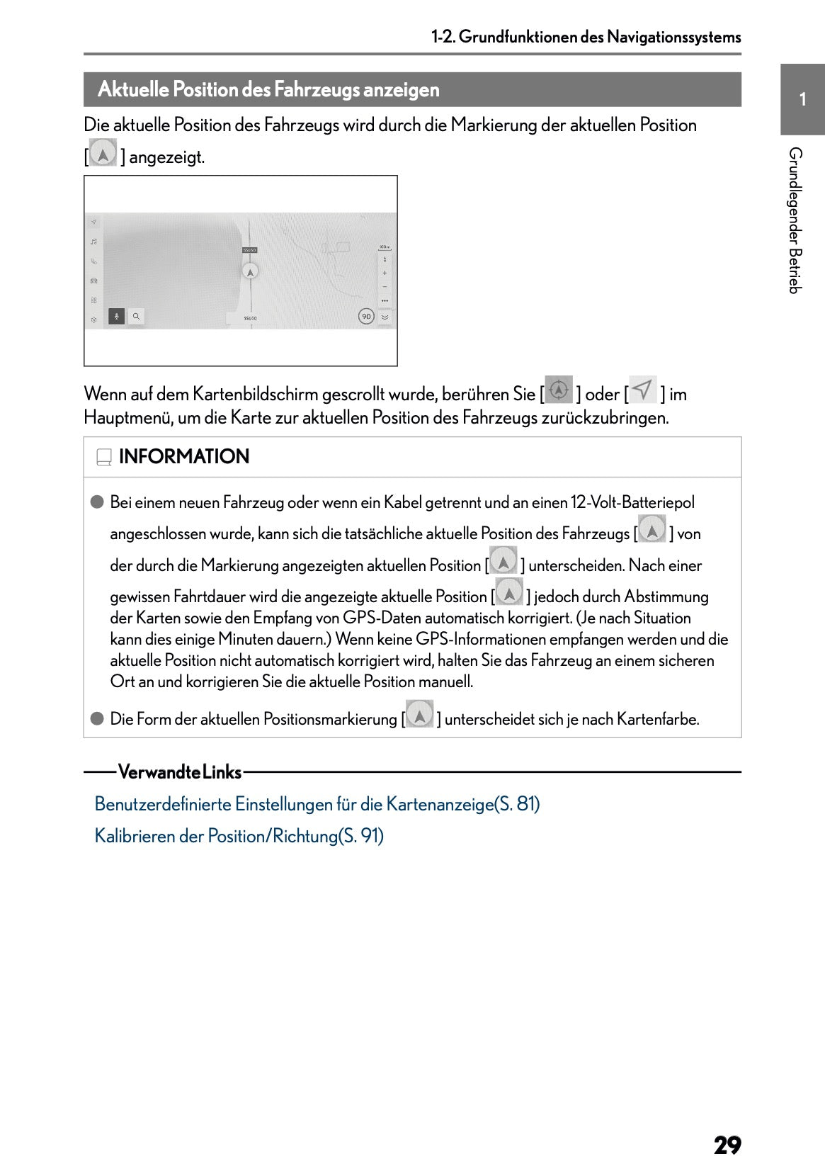 2025-2026 Lexus LBX Navigation Manual | German