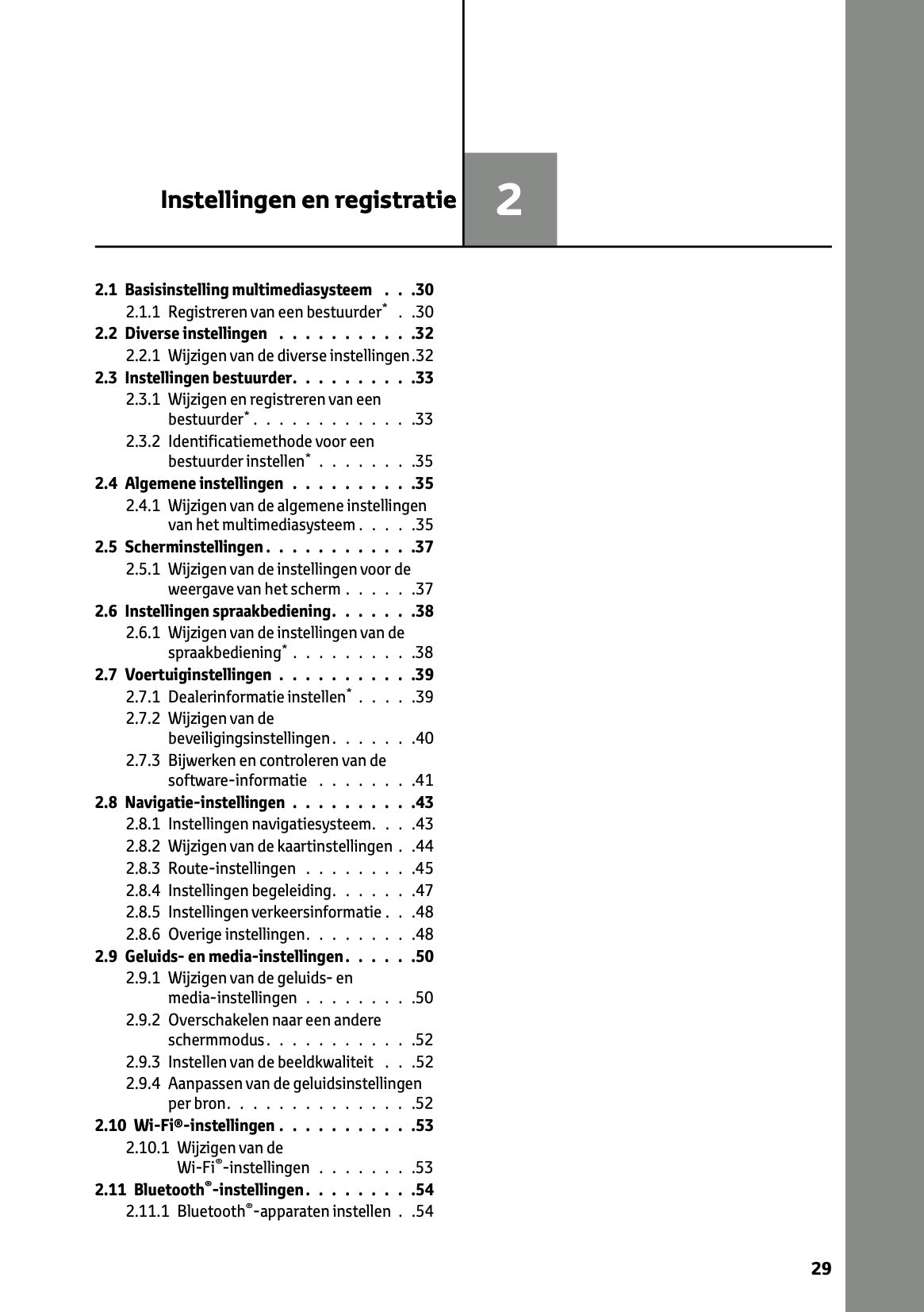 2022-2023 Toyota RAV4 Plug-in-Hybrid Navigation Manual | Dutch