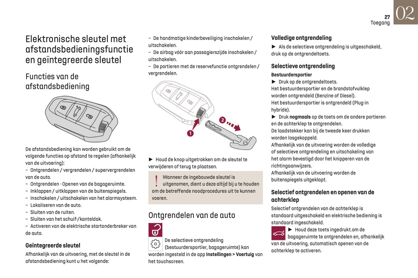 2023-2025 DS Automobiles DS 7 Gebruikershandleiding | Nederlands