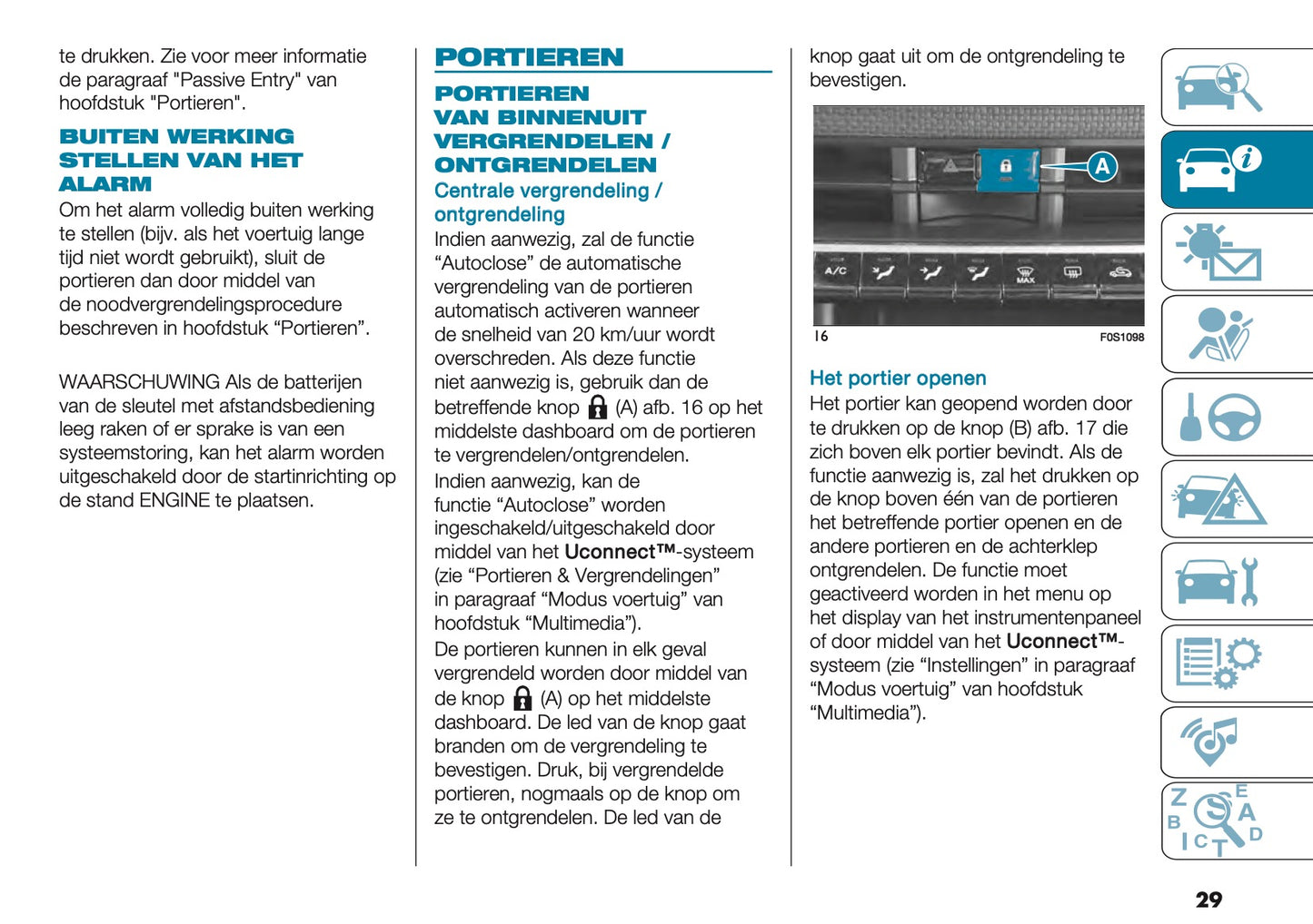 2022-2023 Fiat 500 Owner's Manual | Dutch