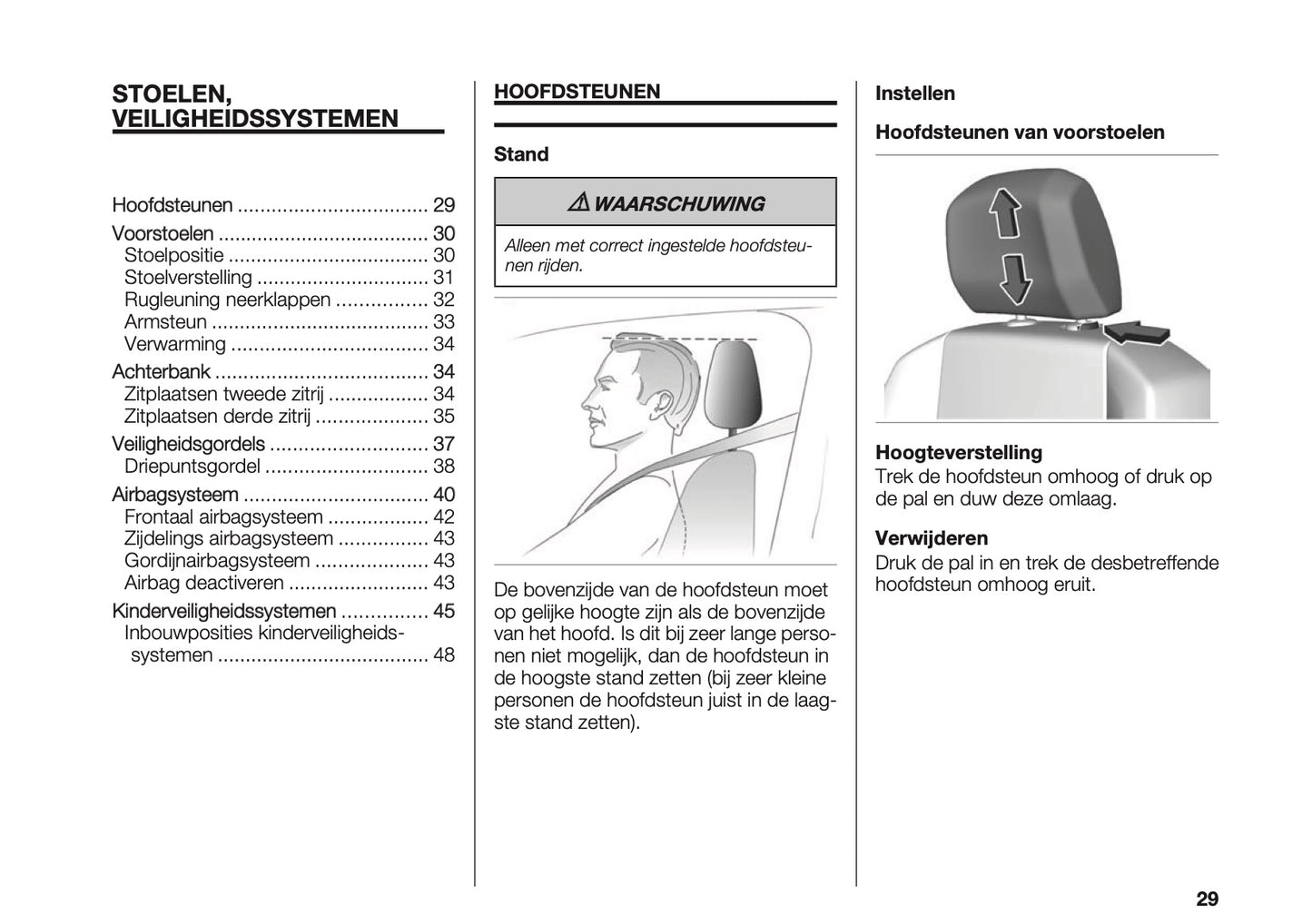 2023-2025 Fiat Doblo Owner's Manual | Dutch