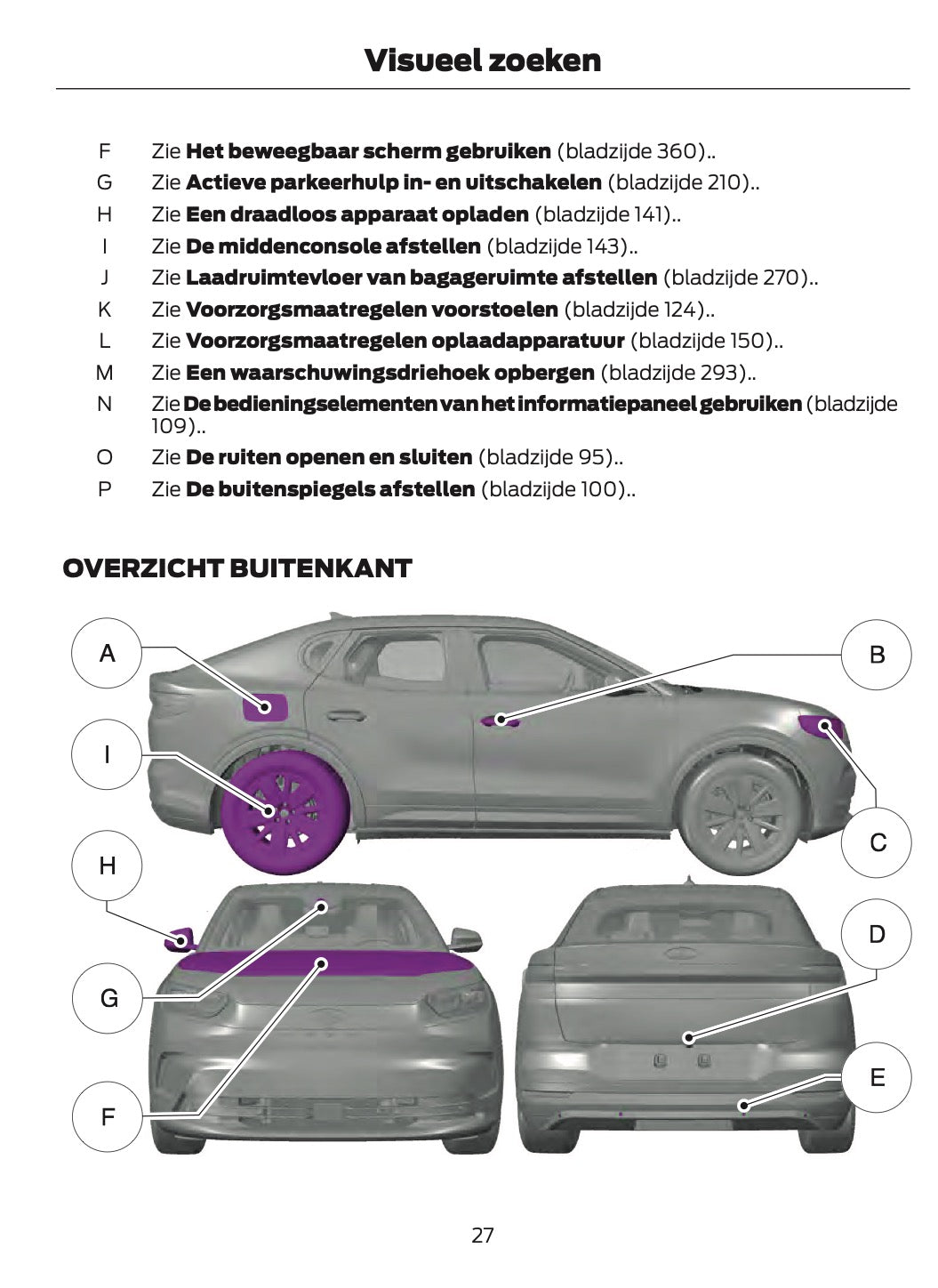 2024-2025 Ford Capri Gebruikershandleiding | Nederlands