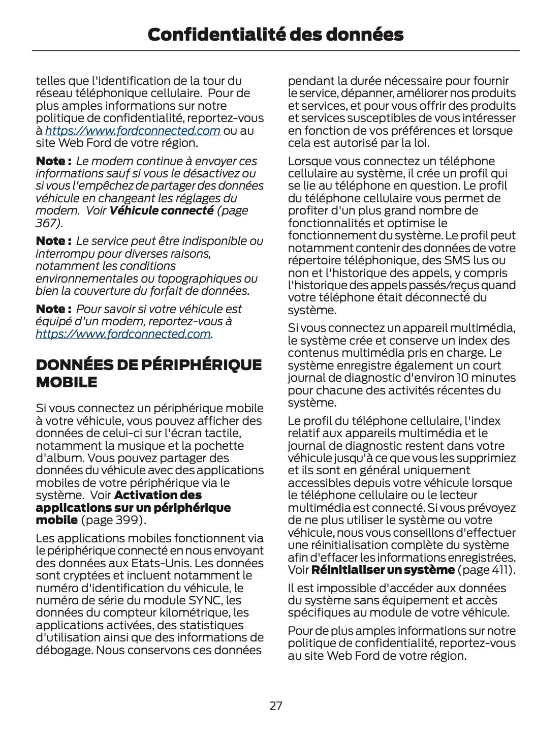 2024-2025 Ford Mustang Owner's Manual | French