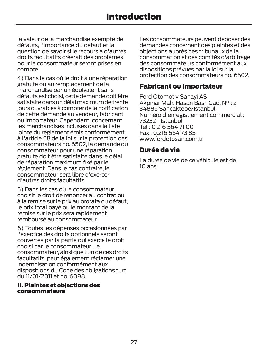 2024-2025 Ford Ranger Owner's Manual | French