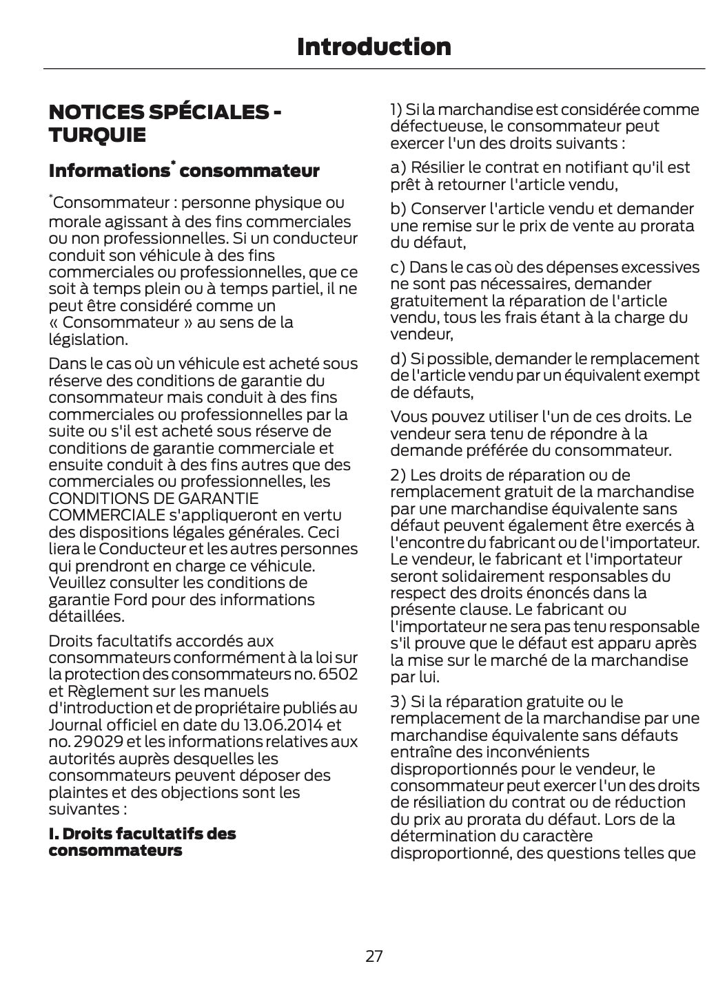 2026 Ford Ranger Owner's Manual | French