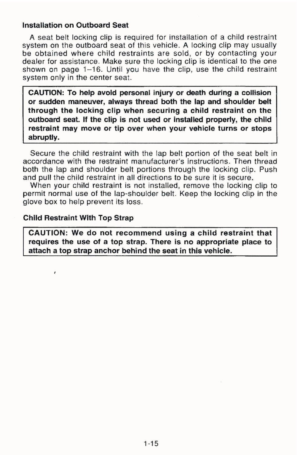 2007 GMC W-Series Owner's Manual | English