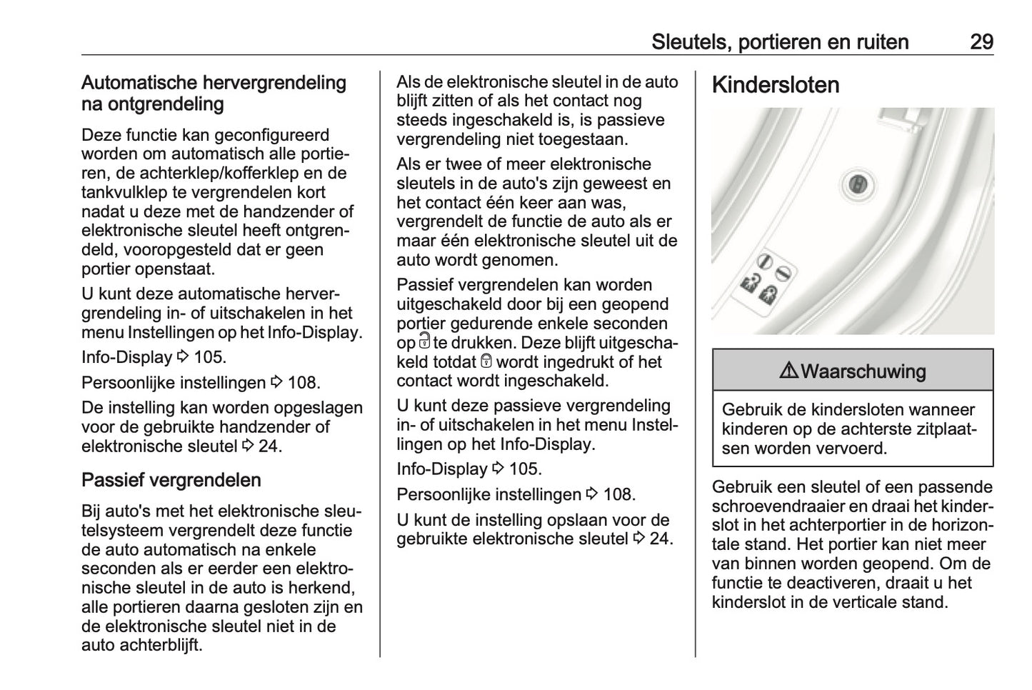 2019-2020 Opel Mokka X Owner's Manual | Dutch
