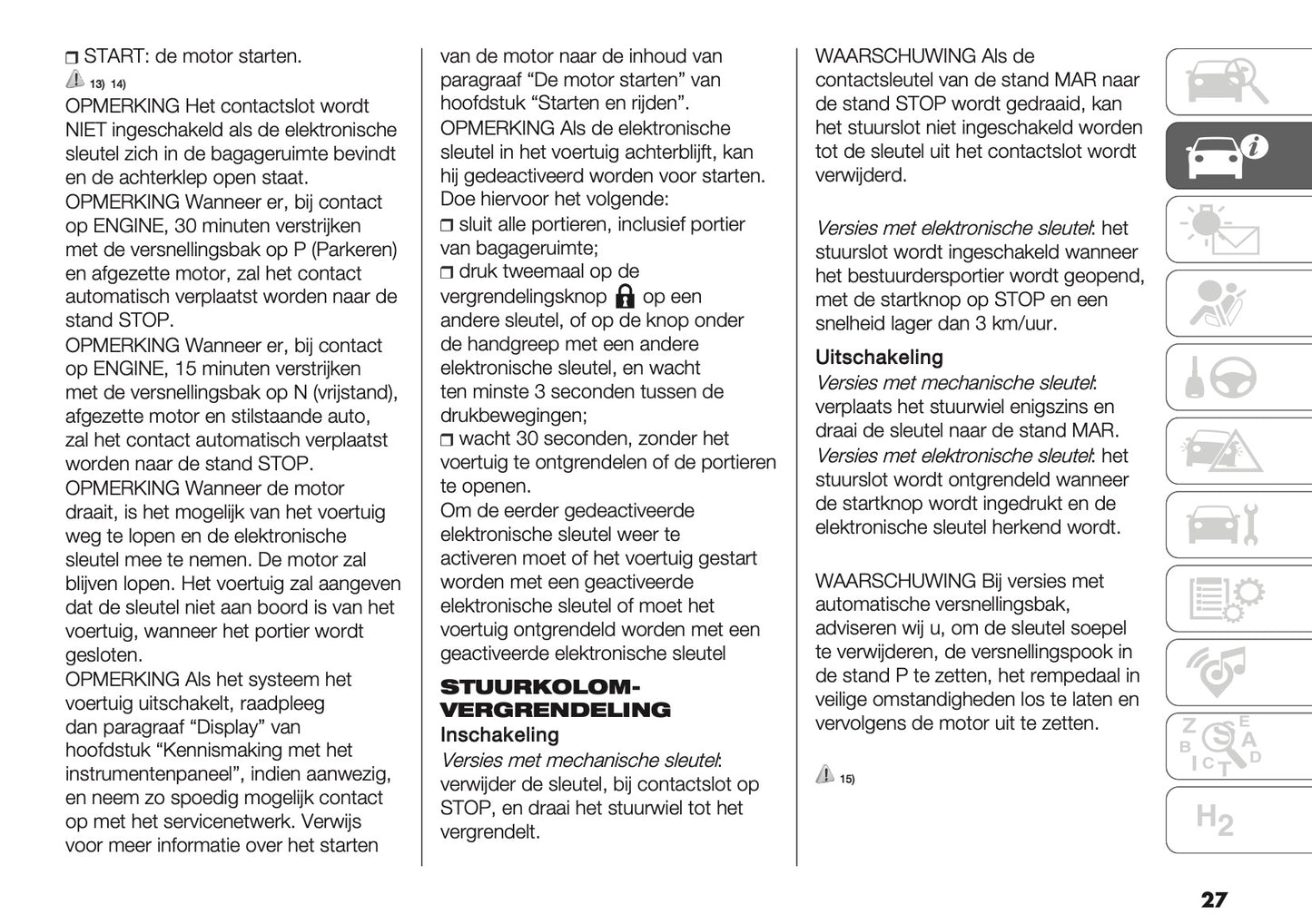 2025 Peugeot Boxer Owner's Manual | Dutch