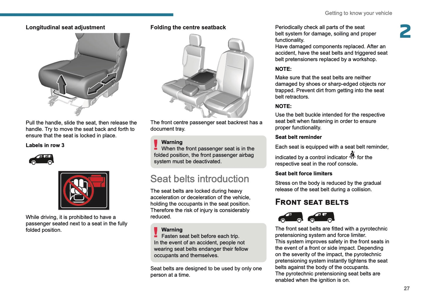2025 Peugeot Rifter/Partner Owner's Manual | English