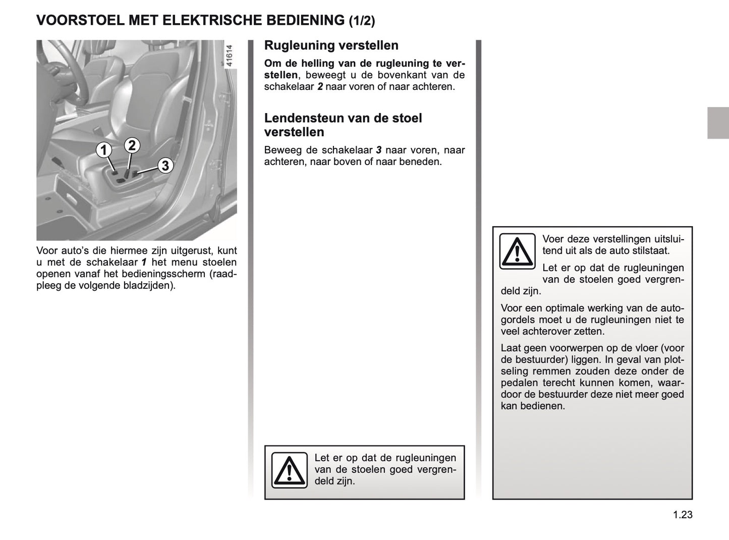 2018-2019 Renault Scenic/Grand Scenic Owner's Manual | Dutch