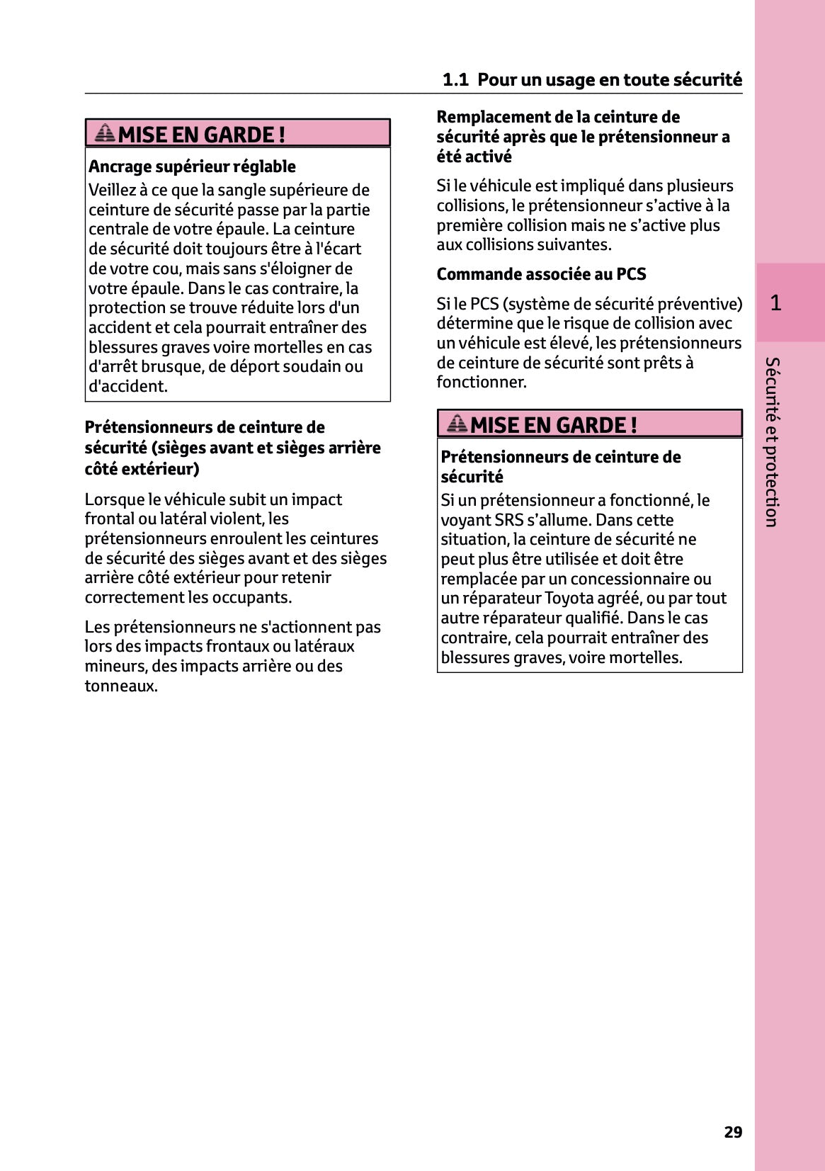 2025 Toyota Corolla Cross Hybrid Manuel du propriétaire | Français