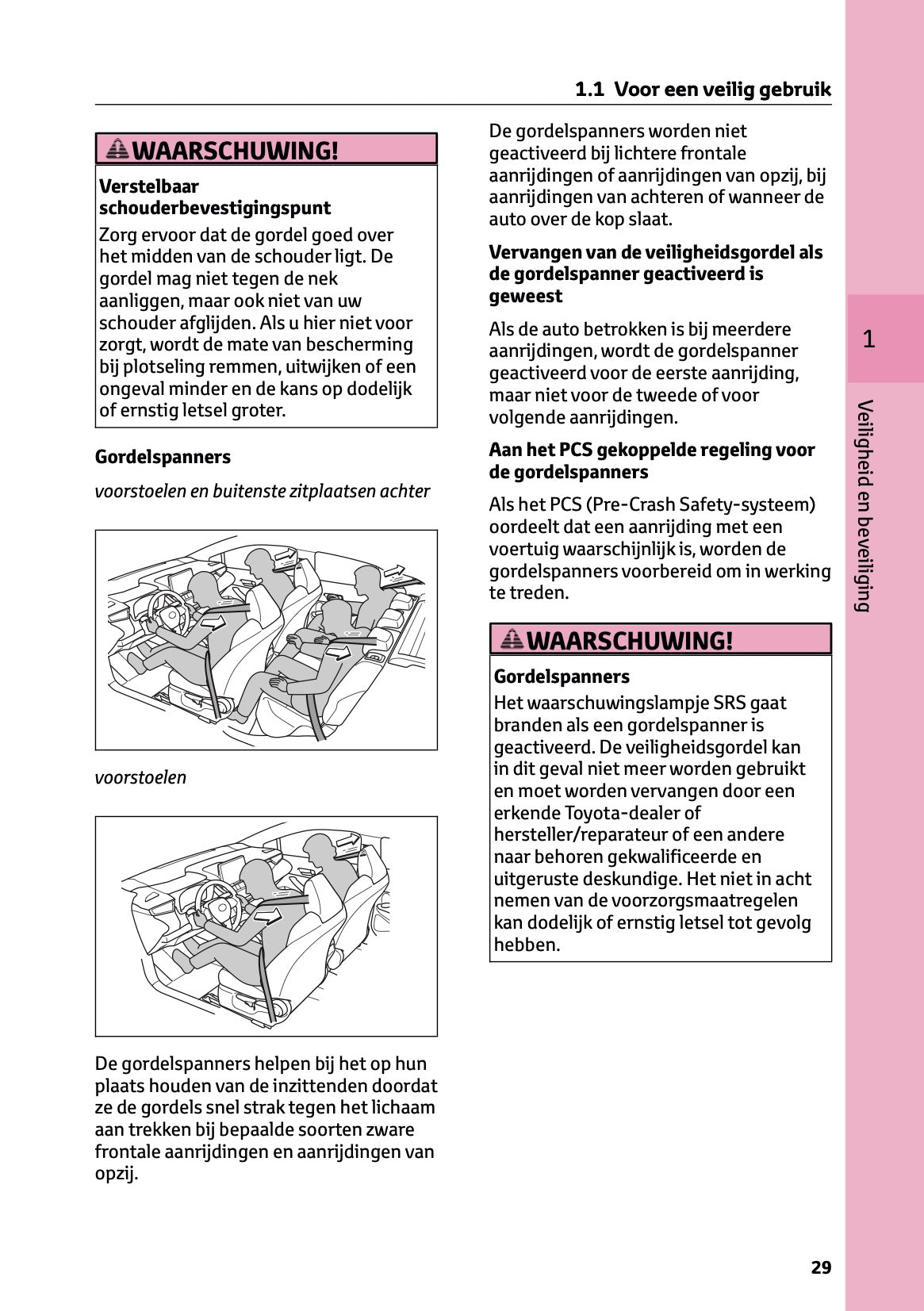 2025 Toyota Corolla Hybrid Hatchback / Touring Sports Owner's Manual | Dutch