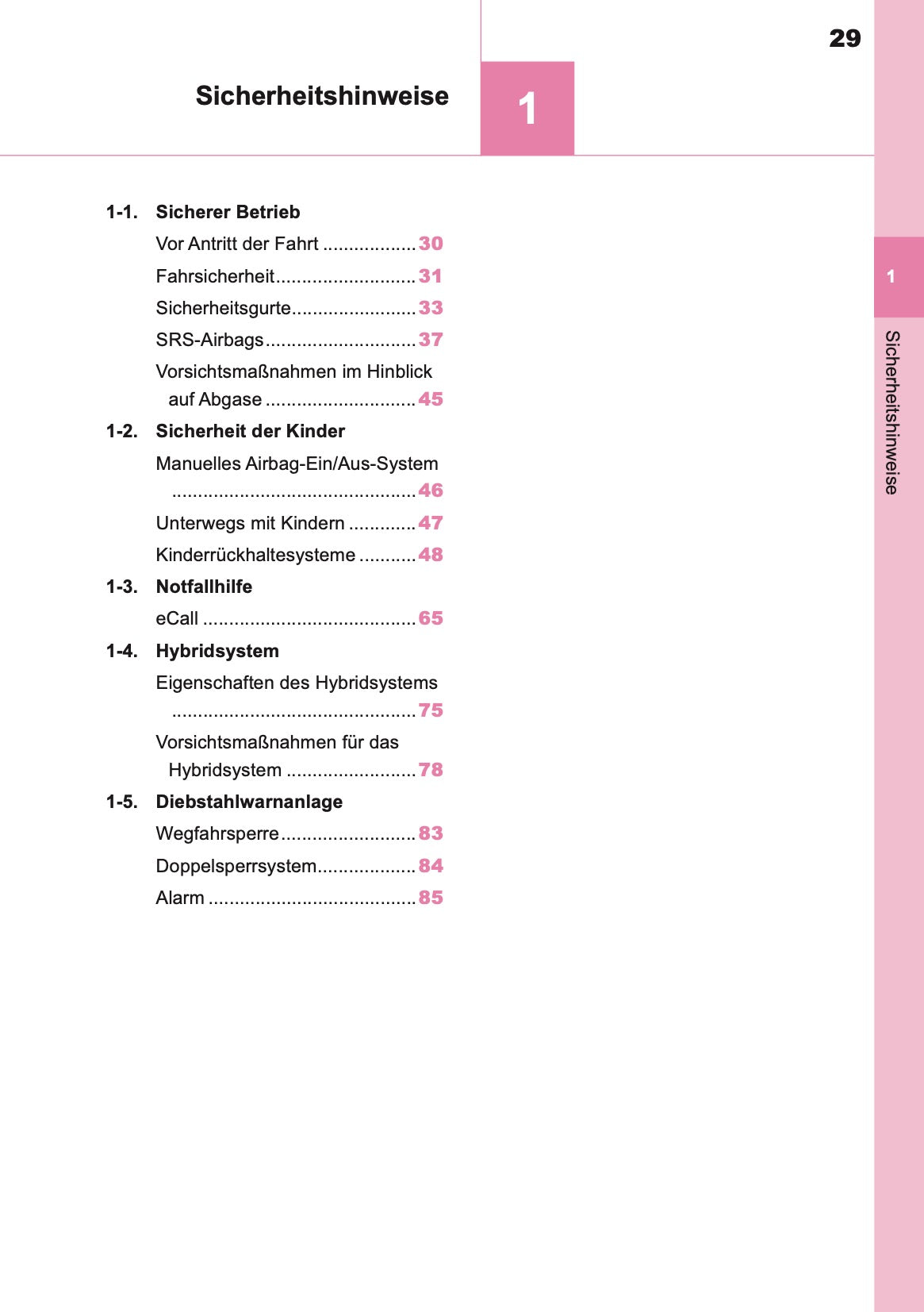 2023-2024 Toyota Yaris Hybrid Owner's Manual | German