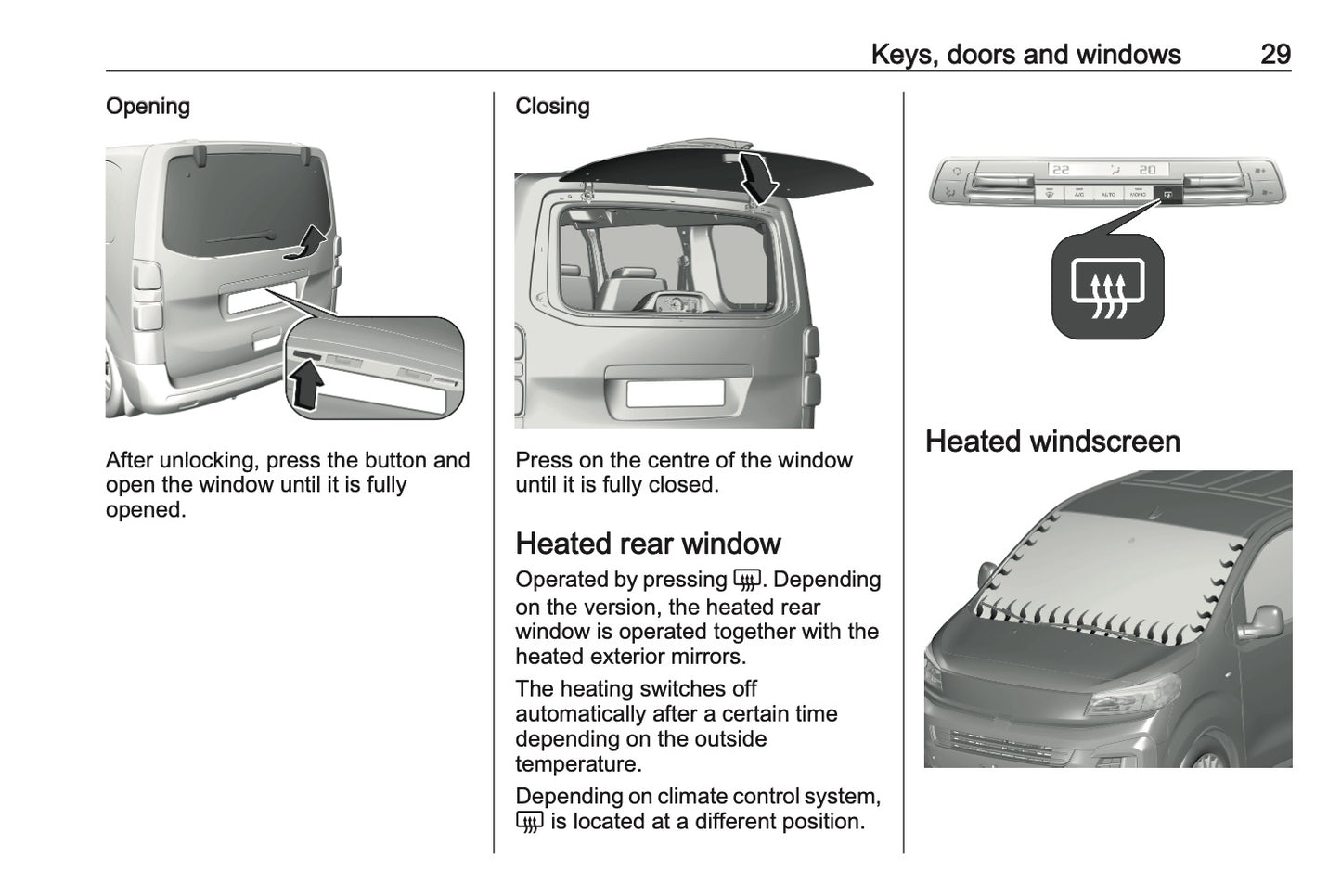 2024-2025 Vauxhall Vivaro Owner's Manual | English