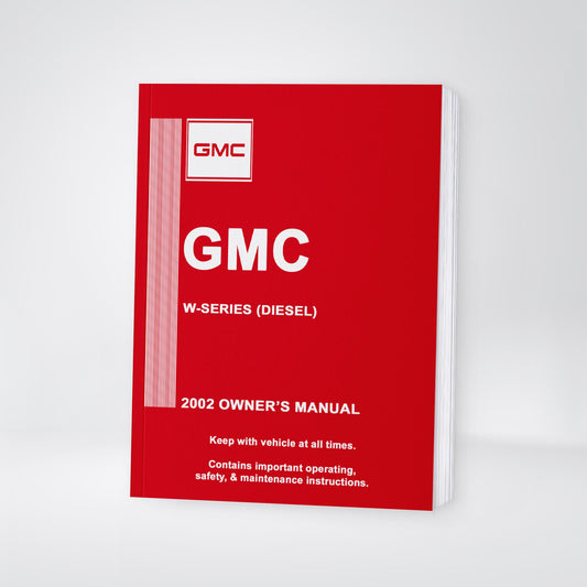 2002 GMC W-Series Gebruikershandleiding | Engels
