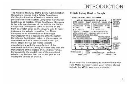 1992 Ford L-Series Owner's Manual | English