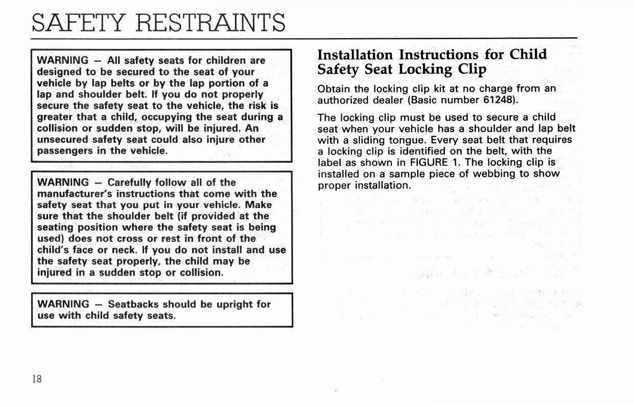 1993 Ford L-Series Gebruikershandleiding | Engels