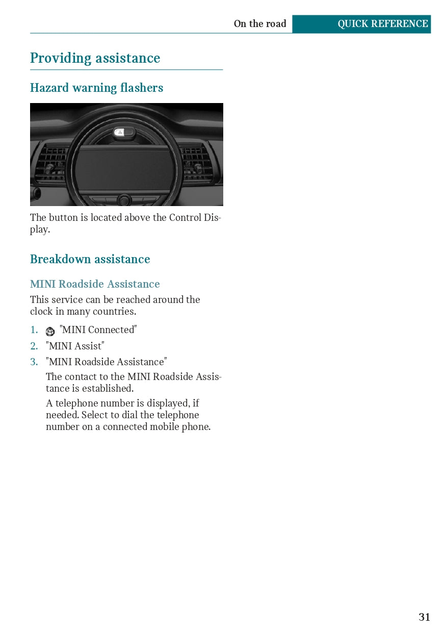 2021 Mini Hardtop 2 Door/4 Door Bedienungsanleitung | Englisch