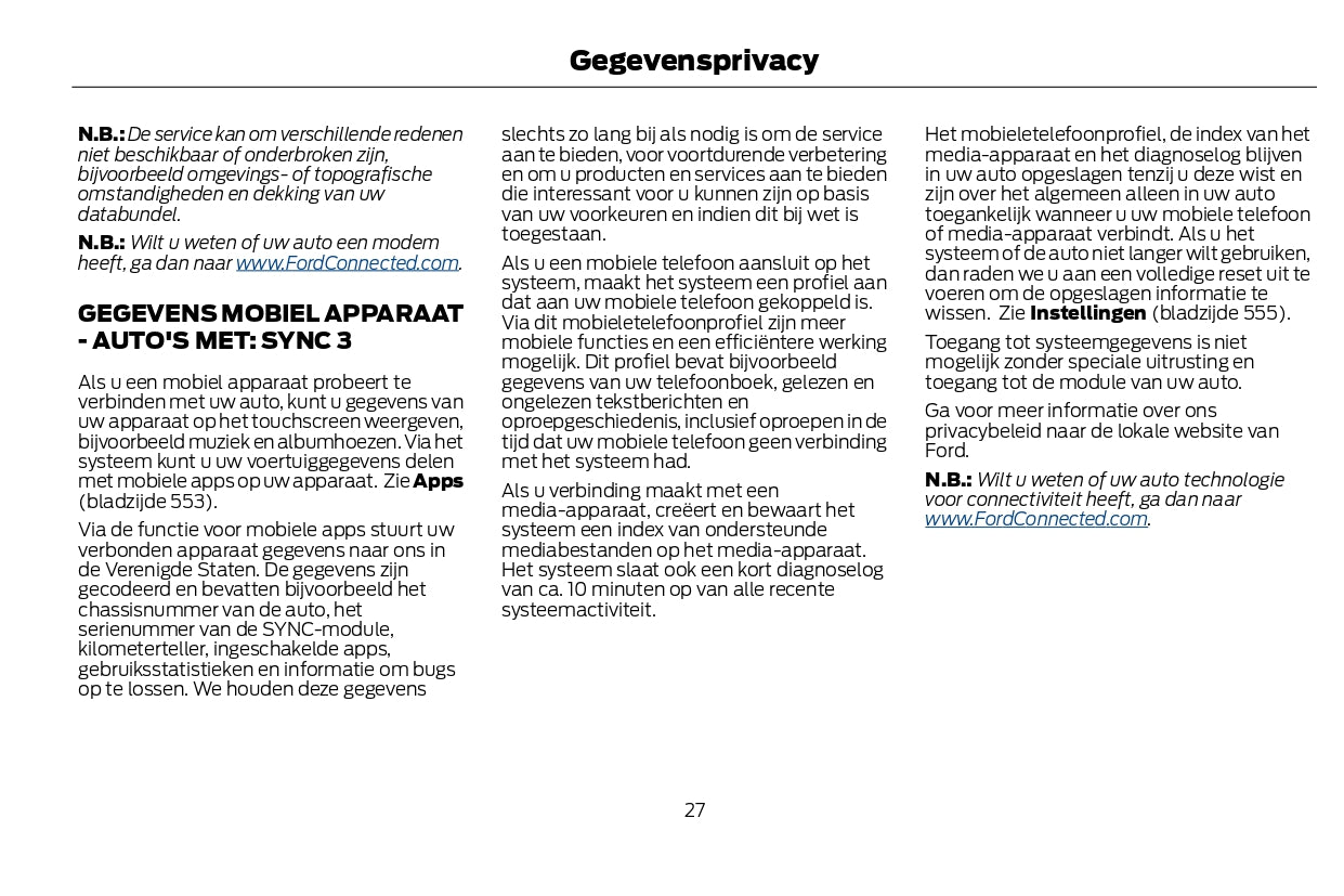 2022-2024 Ford Kuga Vignale Manuel du propriétaire | Néerlandais