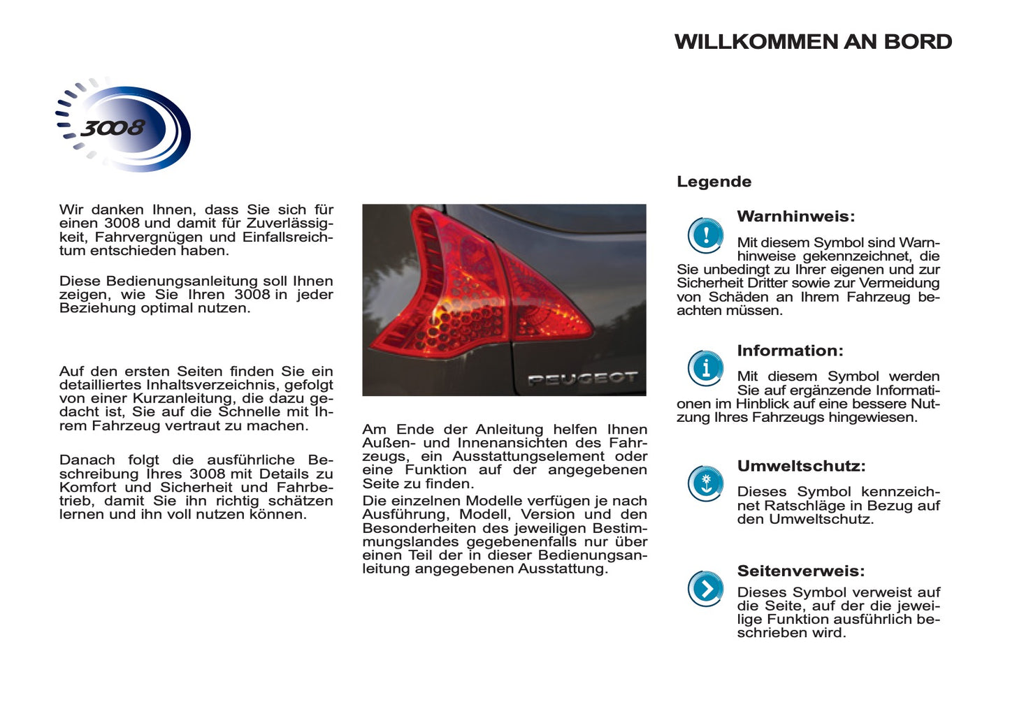 2012-2013 Peugeot 3008 Gebruikershandleiding | Duits