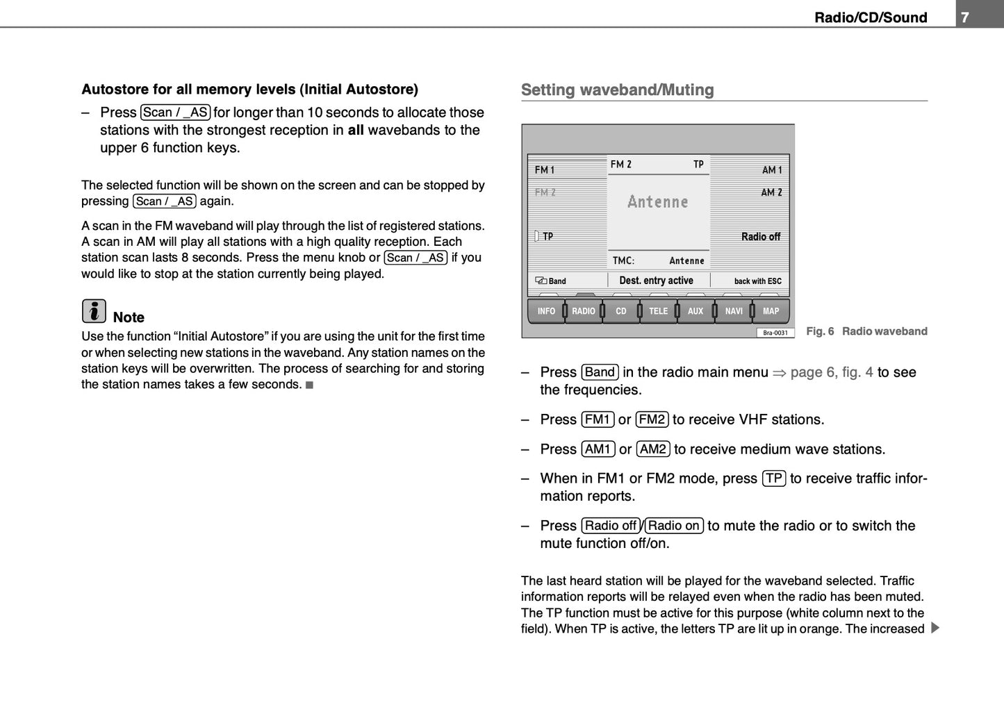 Skoda Radio Navigation System Owner's Manual 2004
