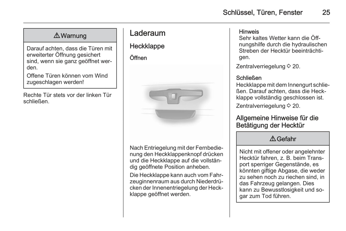 2012-2014 Opel Vivaro Manuel du propriétaire | Allemand