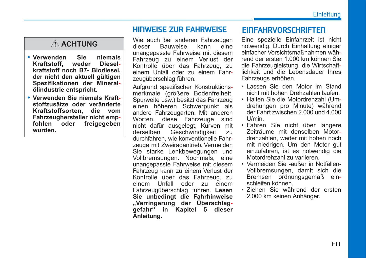 2017-2018 Hyundai Tucson Bedienungsanleitung | Deutsch