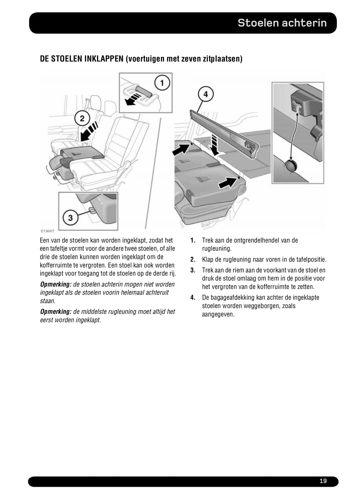 2009-2016 Land Rover Discovery 4 Bedienungsanleitung | Niederländisch