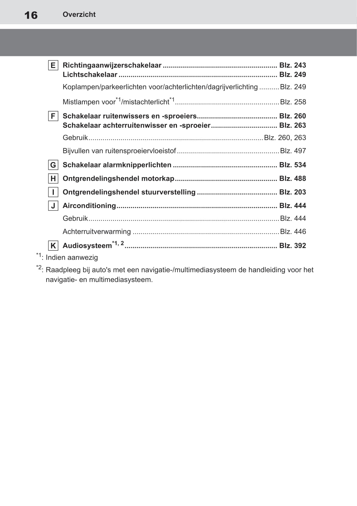 2019-2020 Toyota Corolla Manuel du propriétaire | Néerlandais