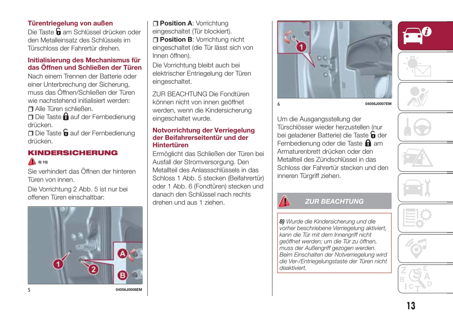 2016-2017 Fiat Tipo Gebruikershandleiding | Duits