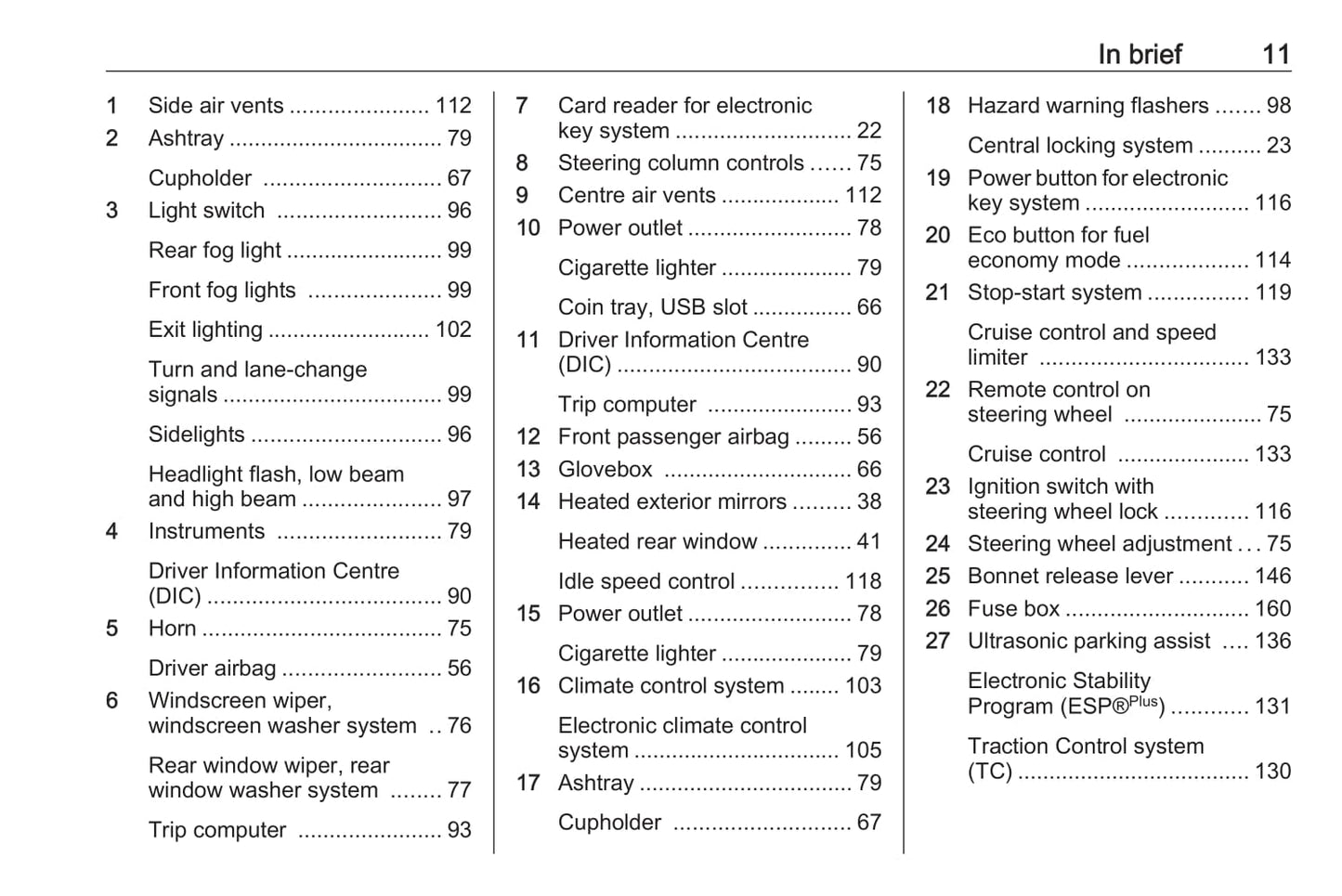2016 Vauxhall Vivaro Manuel du propriétaire | Anglais