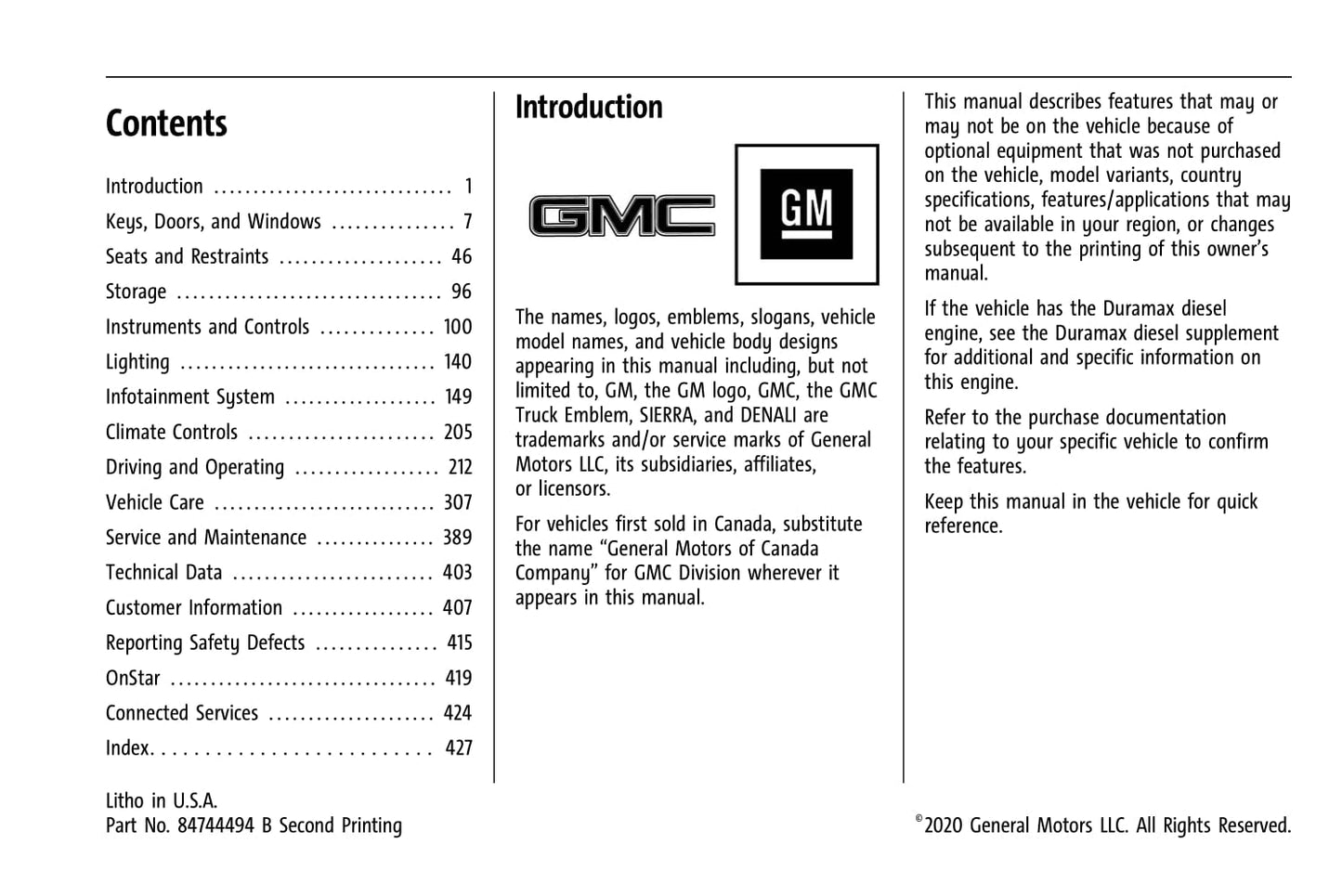 2021 GMC Sierra Gebruikershandleiding | Engels