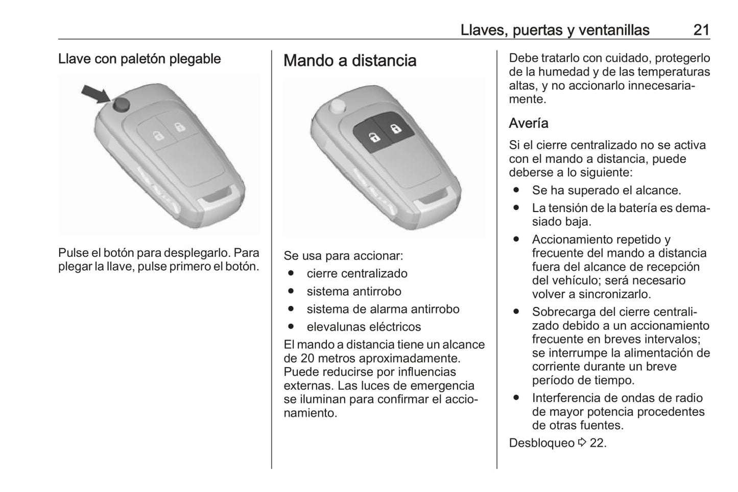 2018-2019 Opel Zafira/Zafira Tourer Gebruikershandleiding | Spaans