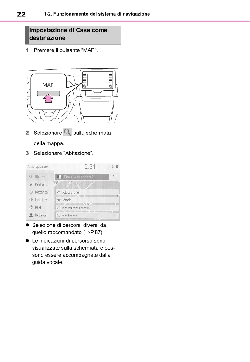 Toyota Yaris Cross Navigation / Multimedia Libretto D'istruzioni 2021 - 2023