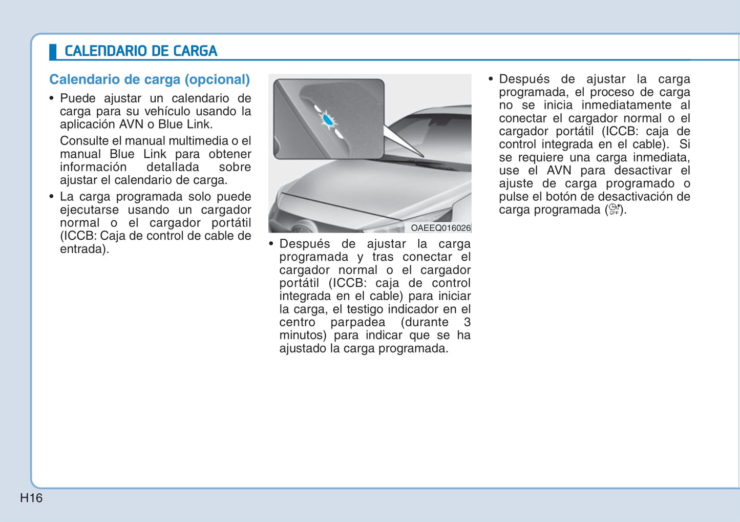 2016-2019 Hyundai Ioniq Manuel du propriétaire | Espagnol