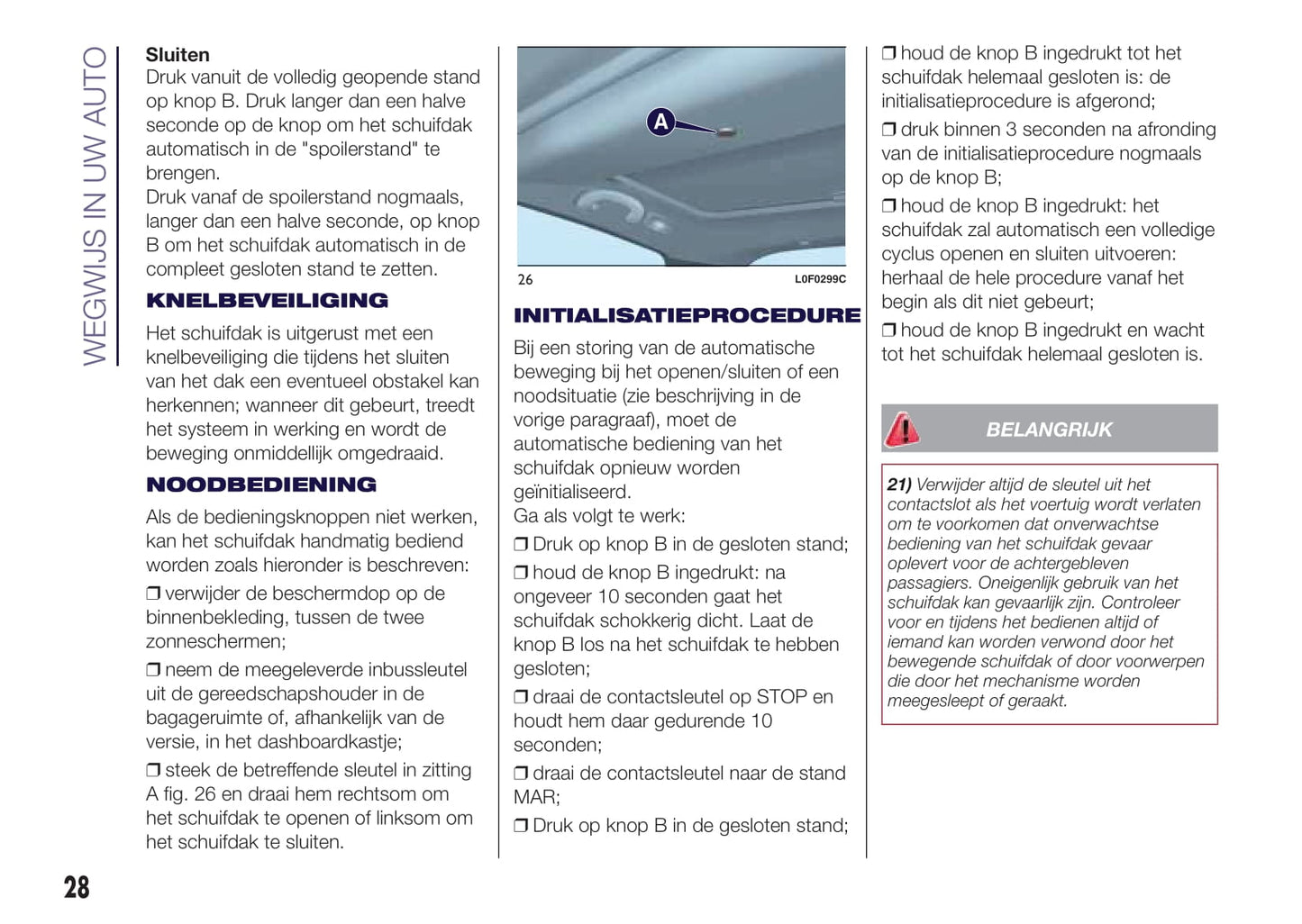 2015-2017 Lancia Ypsilon Owner's Manual | Dutch