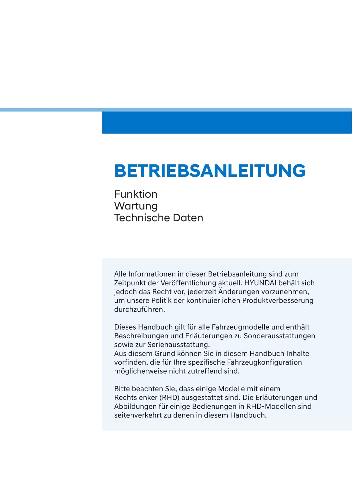 2020-2021 Hyundai Tucson Hybrid Owner's Manual | German