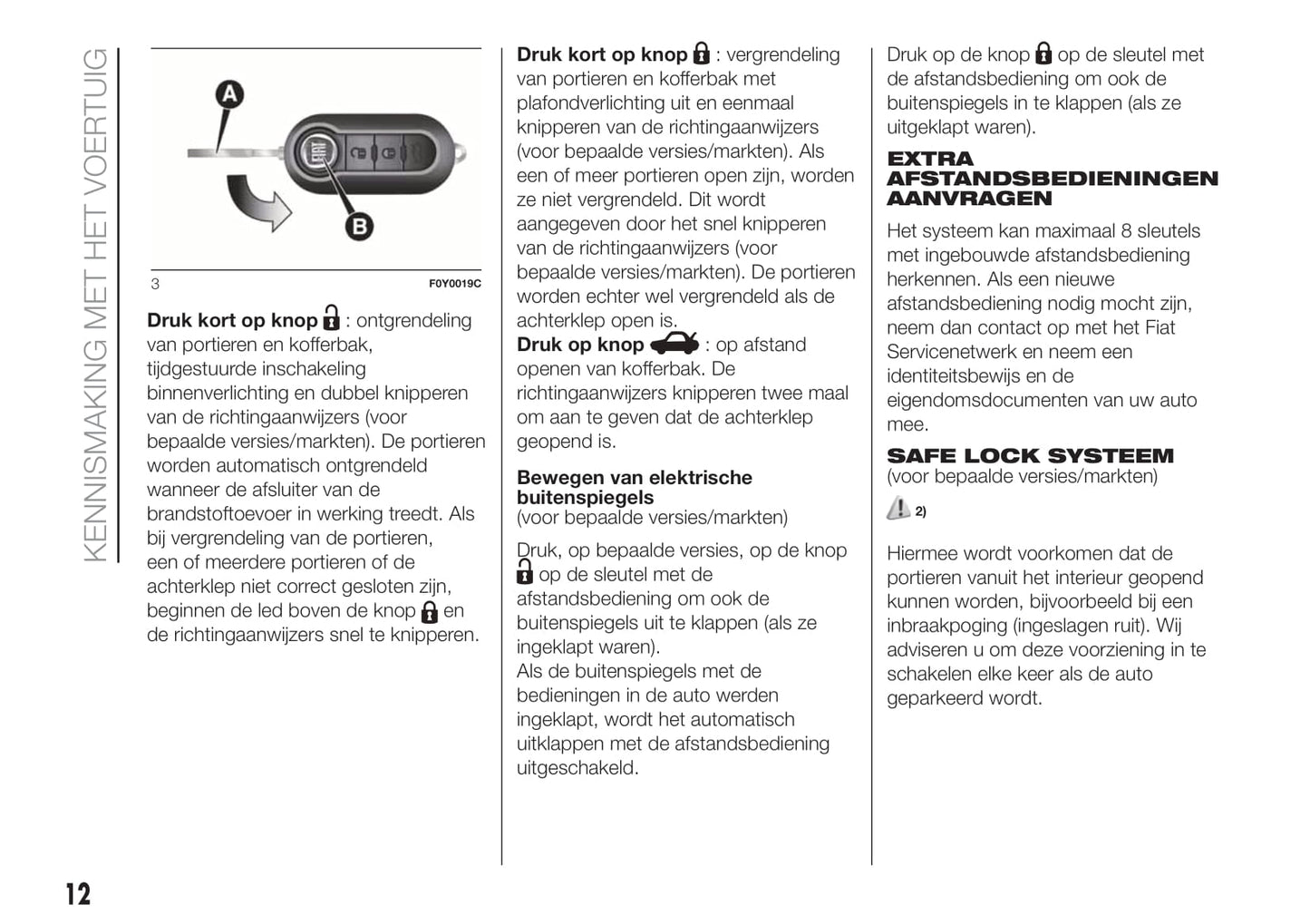 2018 Fiat 500L Gebruikershandleiding | Nederlands
