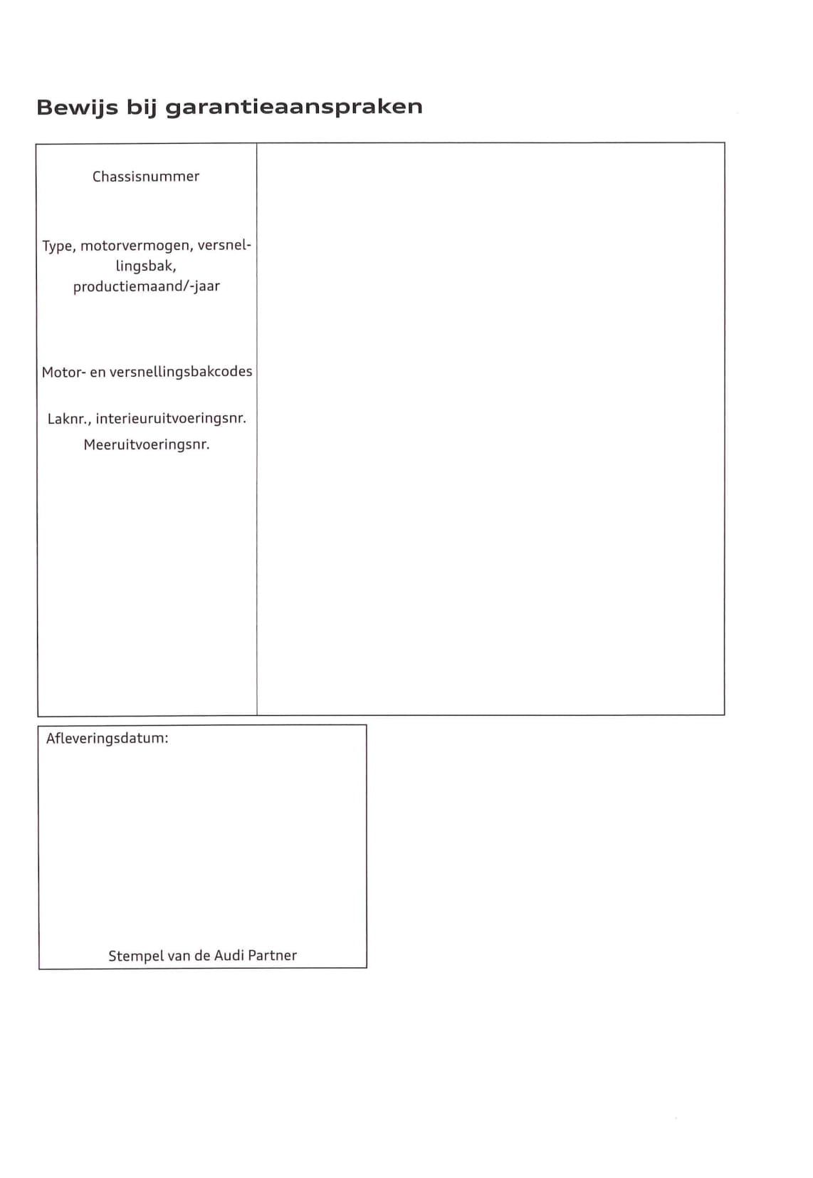 2018-2021 Audi A6 Manuel du propriétaire | Néerlandais