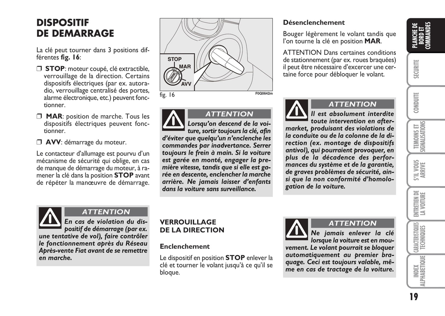 2007-2010 Fiat Bravo Manuel du propriétaire | Français