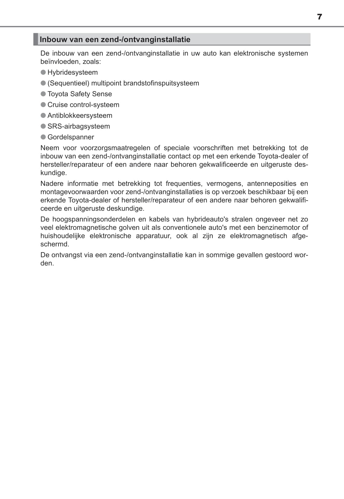 2021-2023 Toyota Prius Manuel du propriétaire | Néerlandais