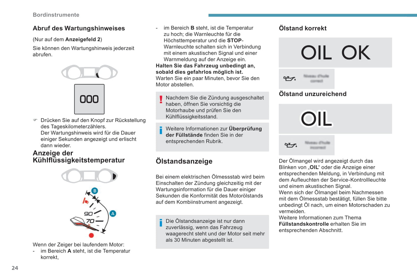 2017-2020 Peugeot 308 Owner's Manual | German