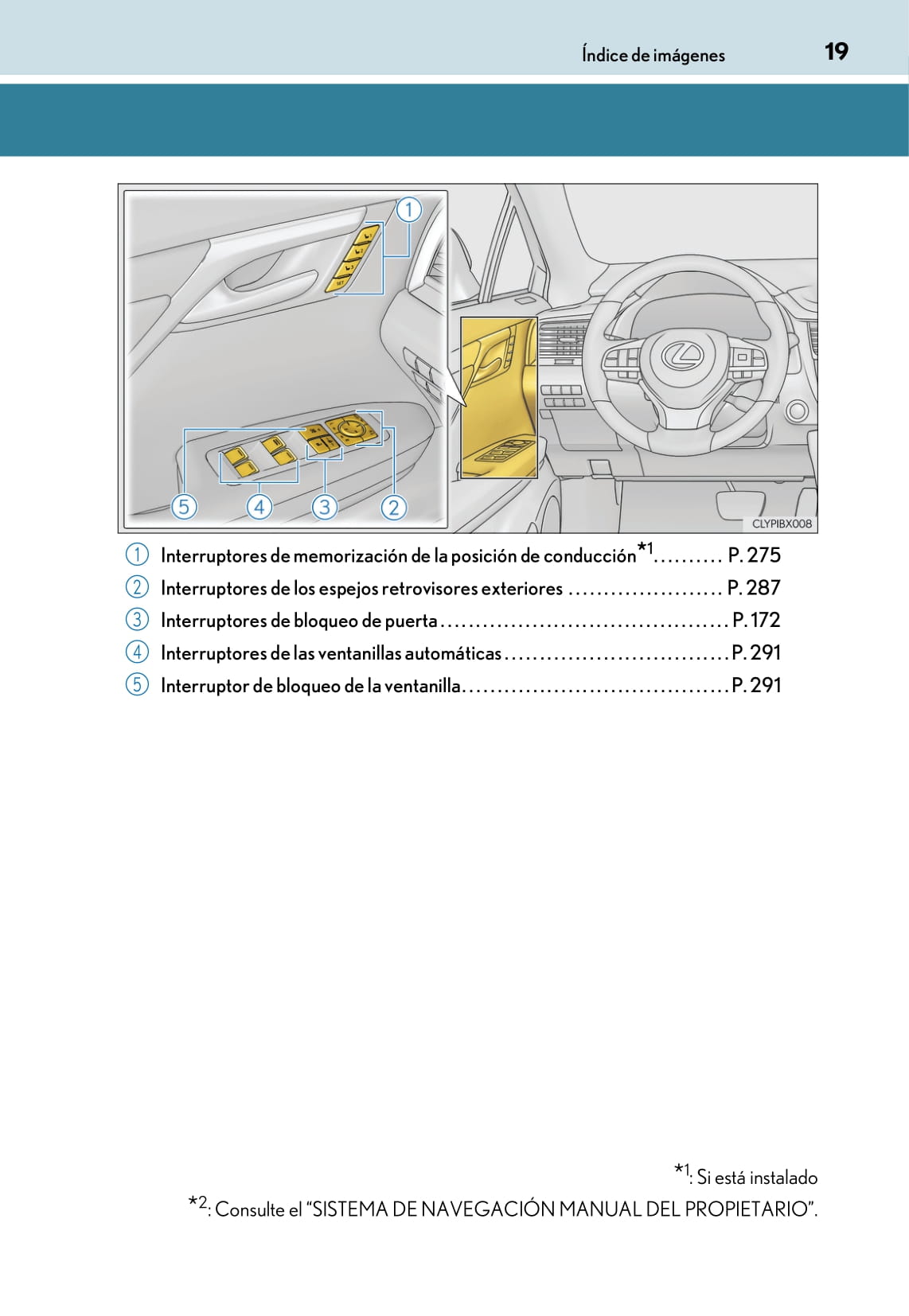 2017-2019 Lexus RX 450h/RX 450hL Gebruikershandleiding | Spaans