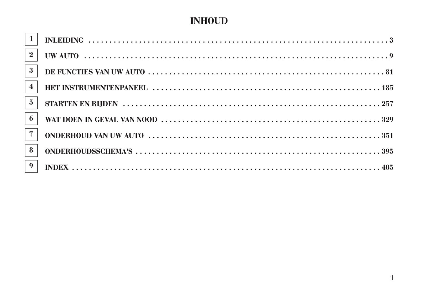 2011-2015 Lancia Voyager Owner's Manual | Dutch