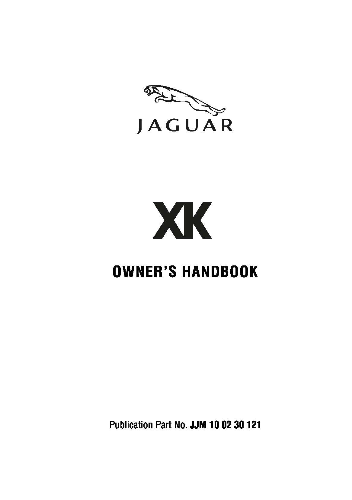 2012 Jaguar XK Gebruikershandleiding | Engels