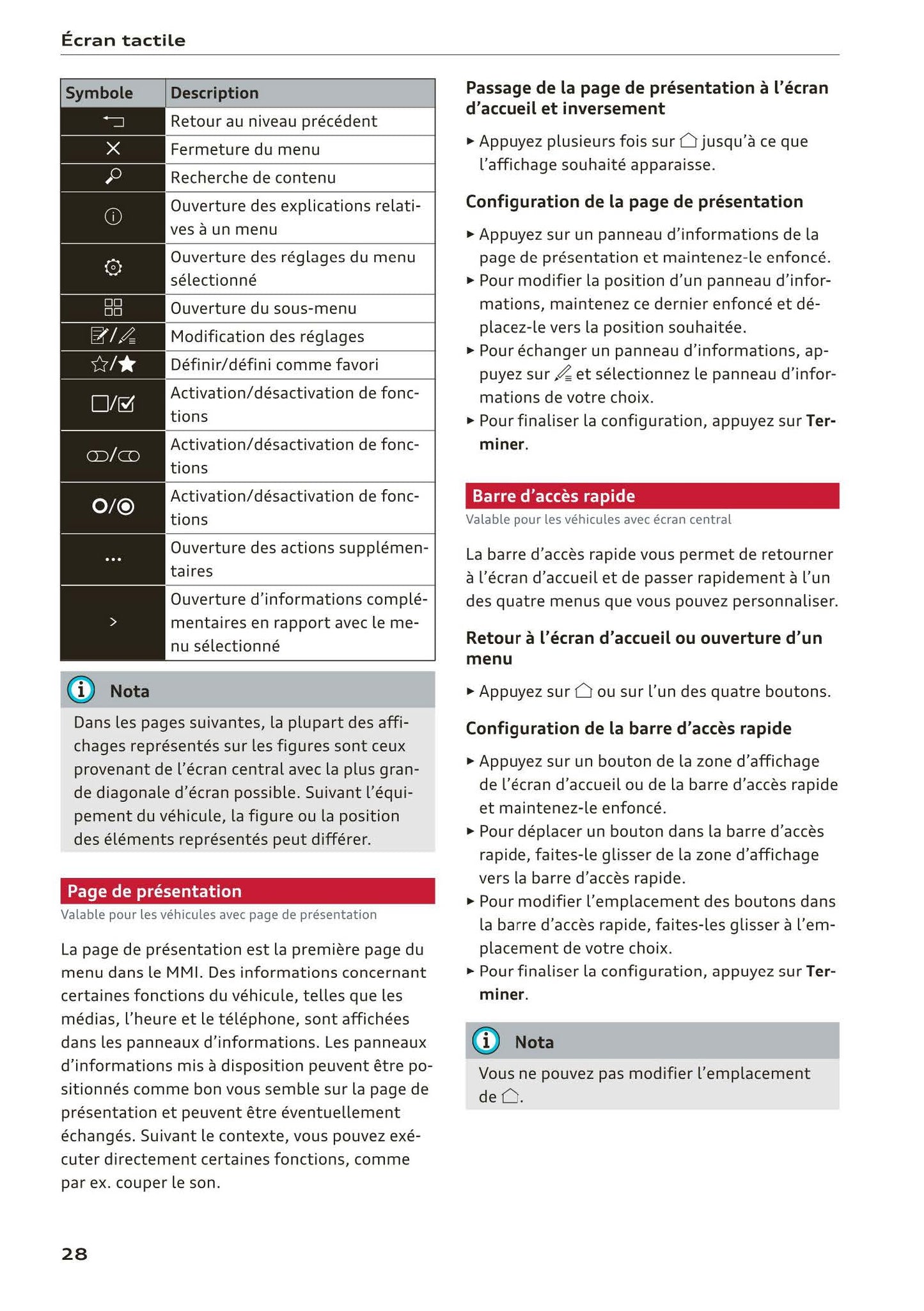 2018-2023 Audi Q3/Q3 Sportback/RS Q3/RS Q3 Sportback Owner's Manual | French