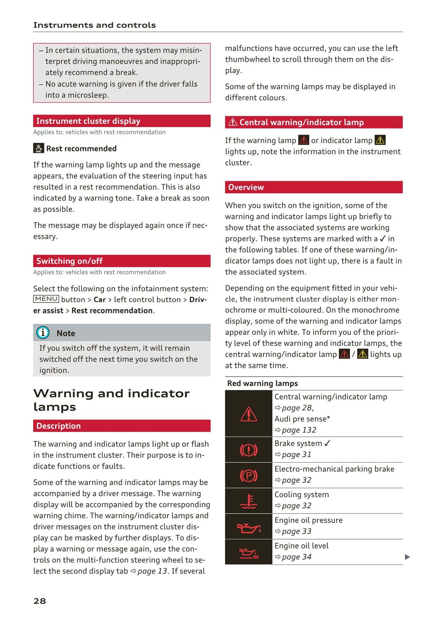 2015-2019 Audi A4 Gebruikershandleiding | Engels