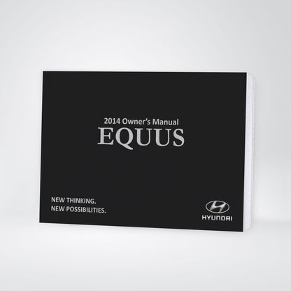 2014 Hyundai Equus Owner's Manual | English