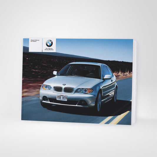 2006 BMW 3 Series / 325Ci / 330Ci Coupe Gebruikershandleiding | Engels