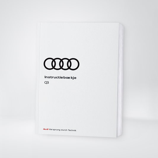 2023 Audi Q3 Gebruikershandleiding | Nederlands